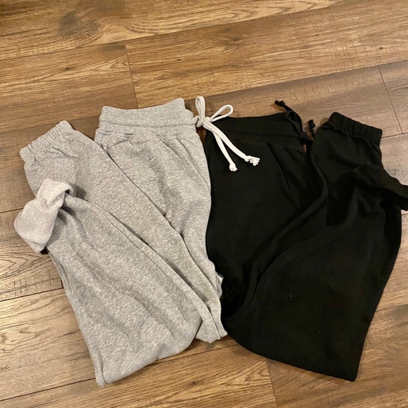 ✨LAST ONE✨Black side pocket cotton blend joggers - Picture 4 of 6